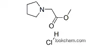 Molecular Structure of 67067-92-9 (methyl 1-Pyrrolidineacetate(HCl))